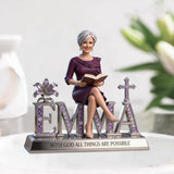 Custom Any Photo Believe - Personalized Christian Custom Shaped Acrylic Plaque