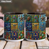 Sea Creatures - Personalized Sea Lover Accent Mug & Coaster