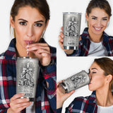 Kneel For The Cross - Personalized Veteran Tumbler