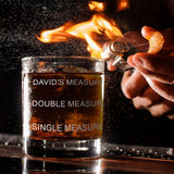 No One Measures Up To You - Personalized Couple Whiskey Glass