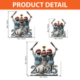 Baseball Family - Personalized Baseball Custom Shaped Acrylic Plaque