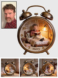 Just A Woman Who Loves Reading - Personalized Book Desk Clock Plaque