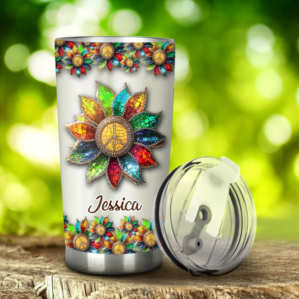 Hippie Soul - Personalized Hippie Tumbler