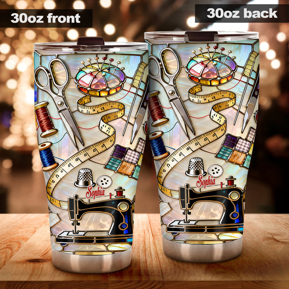 Love Sewing - Personalized Sewing Tumbler
