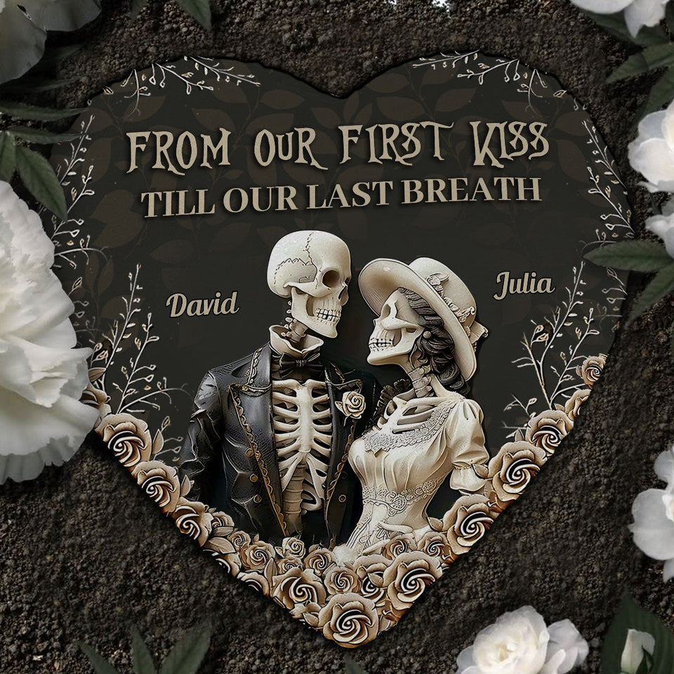 I See Your Scars - Personalized Couple Heart Shaped Stone