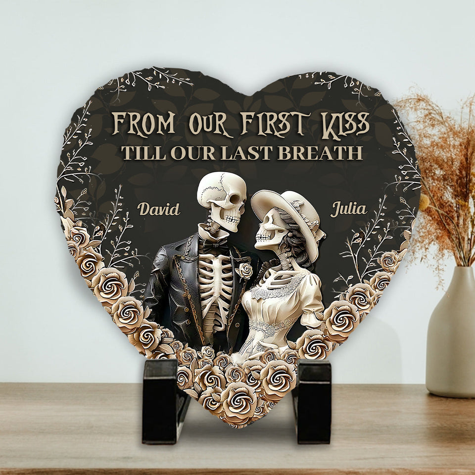 I See Your Scars - Personalized Couple Heart Shaped Stone