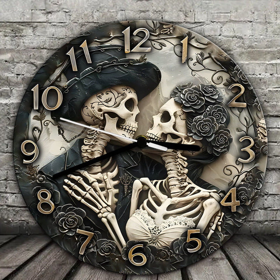 Till Death Do Us Part - Couple Wall Clock