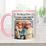 The Bestie Times - Personalized Bestie Accent Mug