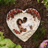 My Favorite Place Is Next To You - Personalized Couple Heart Shaped Stone