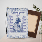 God Say You Are - Personalized Christian Leather Bible Cover Bag