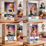 Let That Sh*t Go - Personalized Yoga Custom Shaped Acrylic Plaque