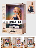 Let That Sh*t Go - Personalized Yoga Custom Shaped Acrylic Plaque