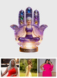 Custom Any Photo Namaste - Personalized Yoga Acrylic LED Night Light