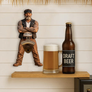 Any Photo Open Here - Personalized Beer Wall Bottle Opener