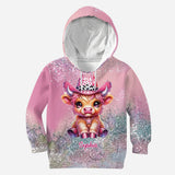 Cute Highland Cow - Personalized Highland Cow All Over Shirt