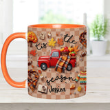 Tis The Season - Personalized Autumn Accent Mug