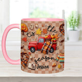 Tis The Season - Personalized Autumn Accent Mug