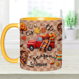 Tis The Season - Personalized Autumn Accent Mug