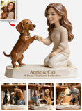 A Bond That Can't Be Broken - Personalized Dog Custom Shaped Acrylic Plaque