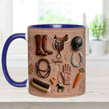 Love Horses - Personalized Horse Accent Mug