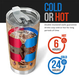 God Says You Are - Personalized African American Tumbler