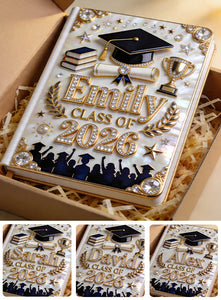 Class Of 2026 - Personalized Graduation Leather Journal