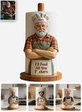 Best Chef In The World - Personalized Father Paper Towel Stand