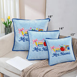 Kawaii School Teacher Gift Personalized - Personalized Teacher Faux Fur Square Pillow