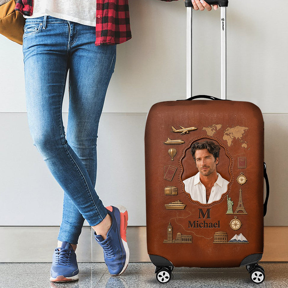 Men Luxury Travel Item - Personalized Travelling Luggage Cover