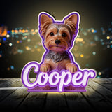 Custom Any Photo - Personalized Dog Acrylic LED Night Light