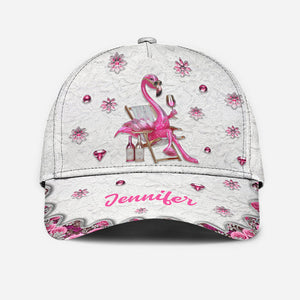 Be a Flamingo In a Flock of Pigeons - Personalized Flamingo Classic Cap