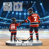 Best Dad Ever - Personalized Father Custom Shaped Acrylic Plaque