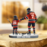 Best Dad Ever - Personalized Father Custom Shaped Acrylic Plaque