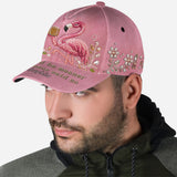 Funny Sarcastic Gift For Christians - Personalized Flamingo Classic Cap
