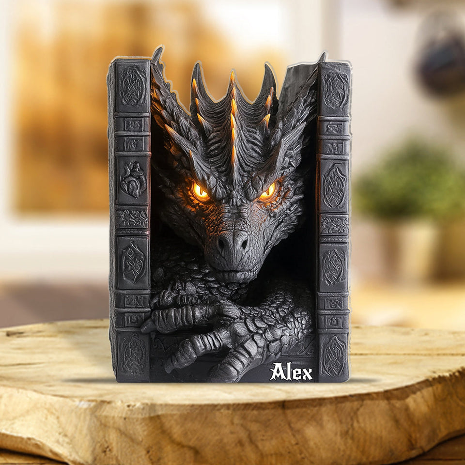 Violent Little Thing - Personalized Dragon Custom Shaped Acrylic Plaque