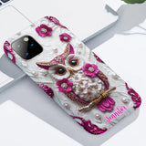 Beautiful Owl - Personalized Owl Full Print Phone Case