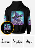 She Trained A Witch - Personalized Witch All Over Shirt