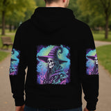 She Trained A Witch - Personalized Witch All Over Shirt