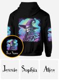 She Trained A Witch - Personalized Witch All Over Shirt