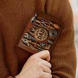 Custom Title Best Gift For Dad/Grandpa - Personalized Father Leather Wallet