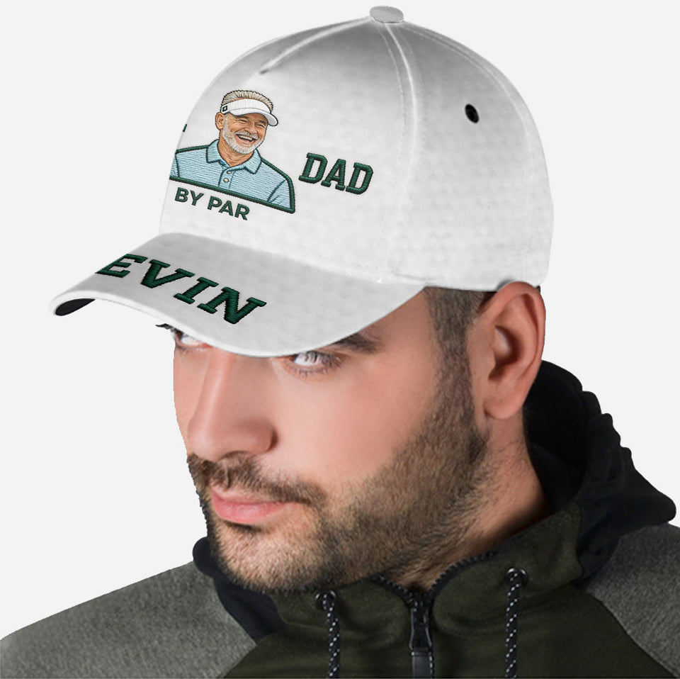 Custom Any Photo Best Dad/Grandpa/Uncle.. - Personalized Golf Classic Cap