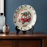 Grandma's Sweethearts - Personalized Grandma Ceramic Round Plate
