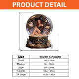Enchanted Snow Globe - Personalized Witch Custom Shaped Acrylic Plaque