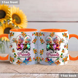 Let's Be Friends 'Til We're Old And Bonkers - Personalized Bestie Accent Mug