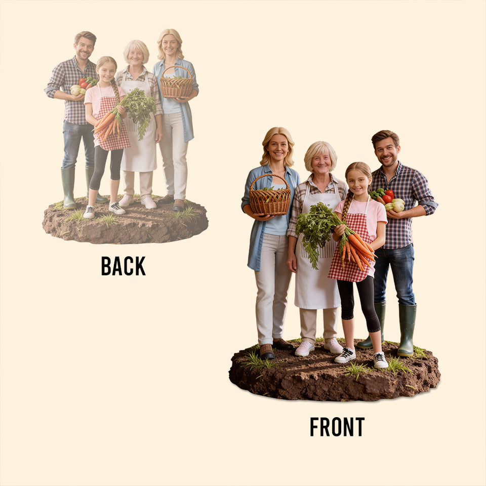 Farmer Gift - Personalized Farmer Custom Shaped Acrylic Plaque