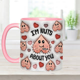I'm Nuts About You - Personalized Couple Accent Mug