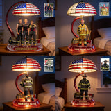 Come Home Safe Firefighter - Personalized Firefighter Acrylic LED Night Light