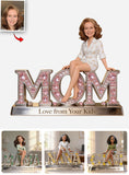 Custom Any Photo Best Gift For Mom, Grandma - Personalized Mother Custom Shaped Acrylic Plaque