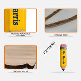 Pencil-Shaped Teacher Gift - Personalized Teacher Custom Shaped Wood Sign