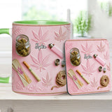 Magical Leaves - Personalized Weed Accent Mug & Coaster